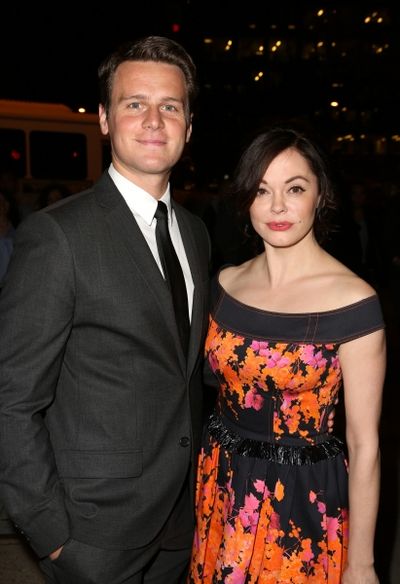 Jonathan Groff and Rose McGowan Photo