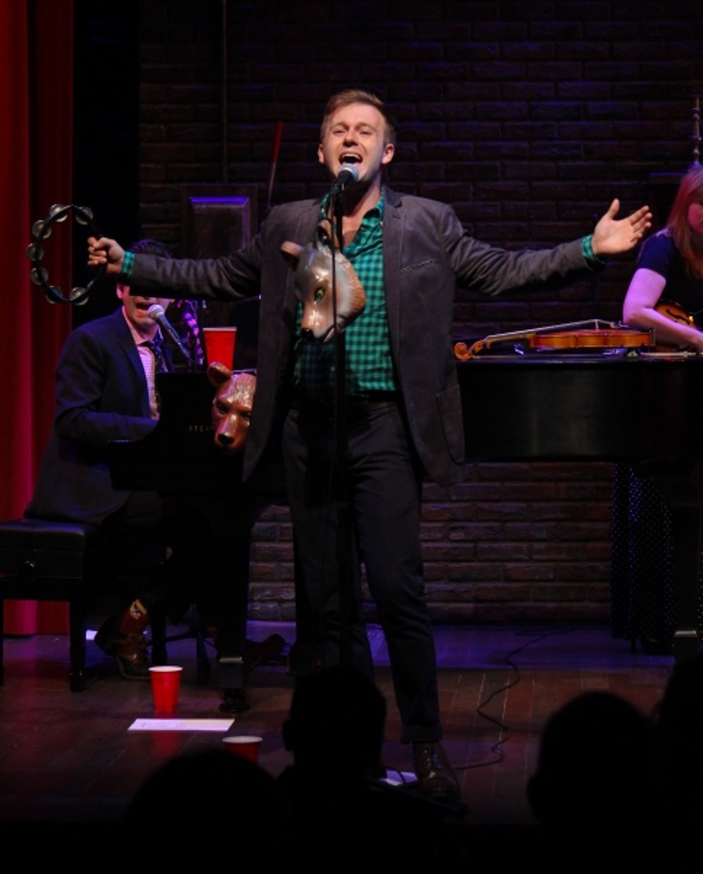 Photo Coverage: Joe Iconis and Family Visit Murderous Musical Mondays at MURDER FOR TWO!  Image