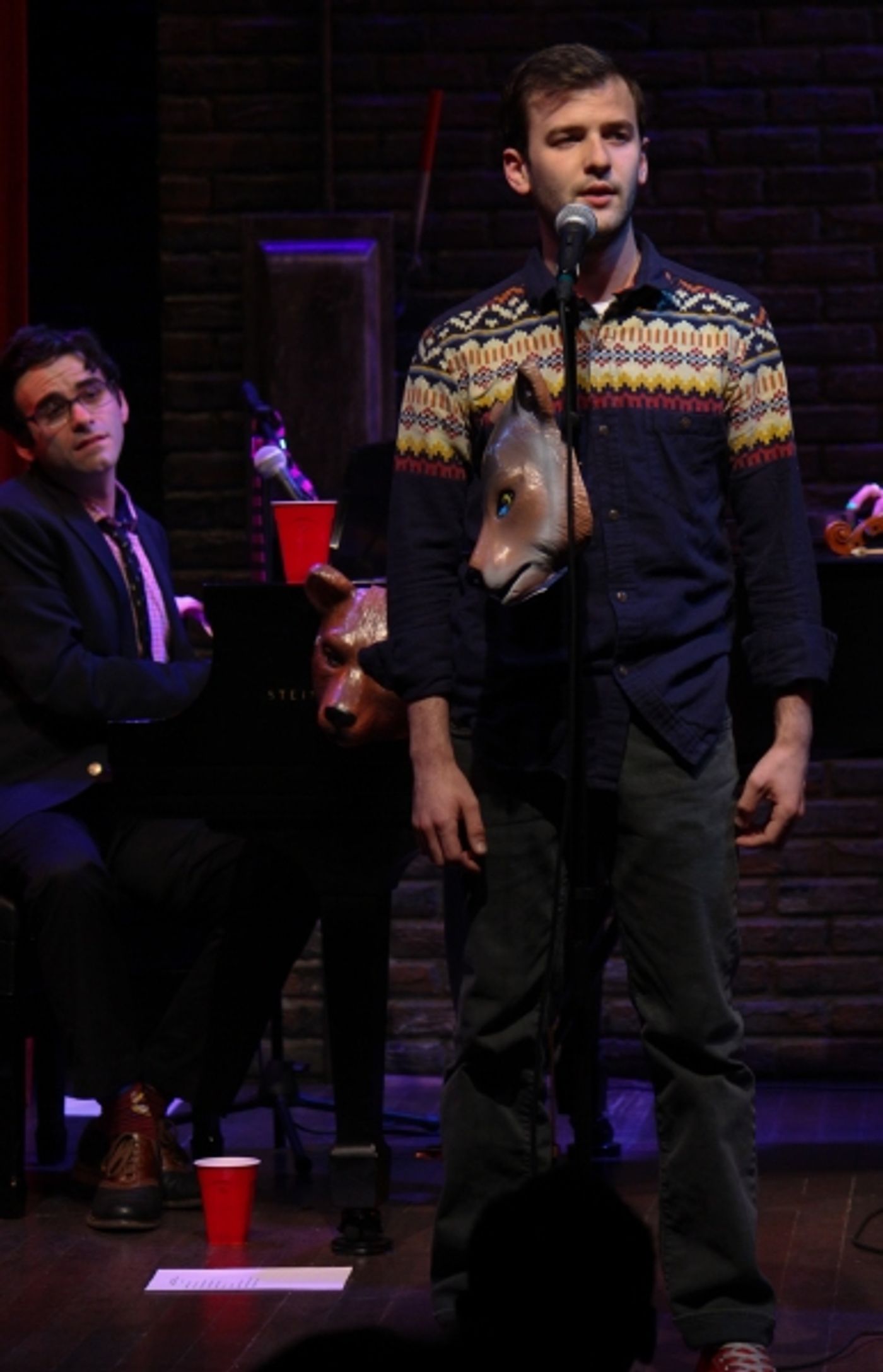 Photo Coverage: Joe Iconis and Family Visit Murderous Musical Mondays at MURDER FOR TWO!  Image