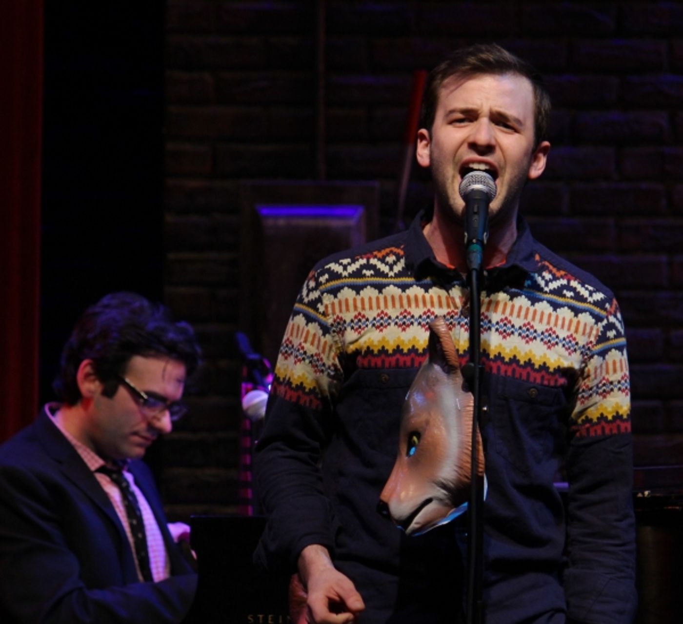Photo Coverage: Joe Iconis and Family Visit Murderous Musical Mondays at MURDER FOR TWO!  Image
