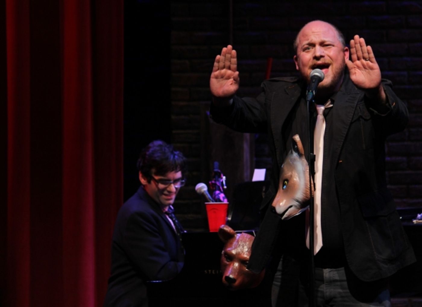 Photo Coverage: Joe Iconis and Family Visit Murderous Musical Mondays at MURDER FOR TWO!  Image