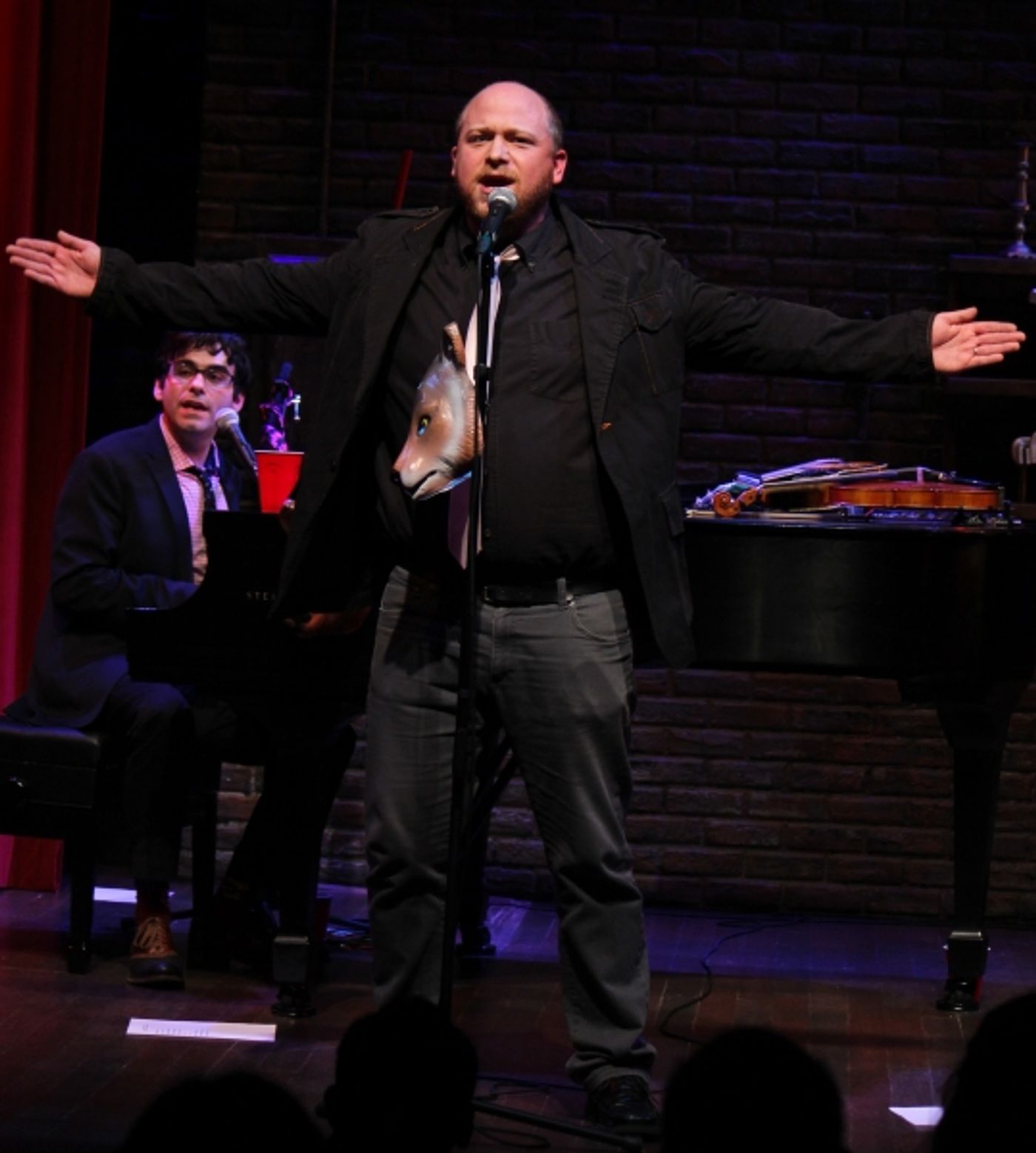 Photo Coverage: Joe Iconis and Family Visit Murderous Musical Mondays at MURDER FOR TWO!  Image