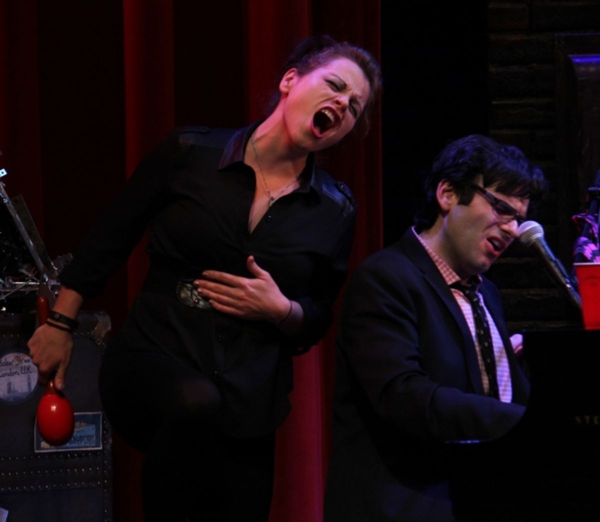 Katrina Rose Dideriksen  and Joe Iconis at 