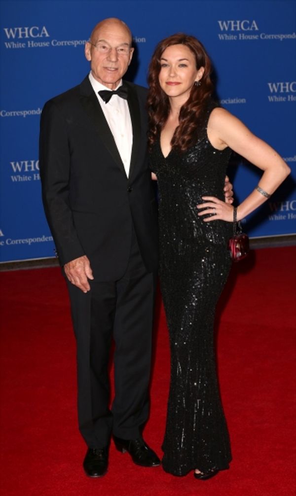 Patrick Stewart and Sunny Ozell Photo