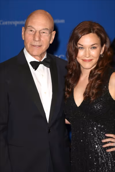 Patrick Stewart and Sunny Ozell Photo