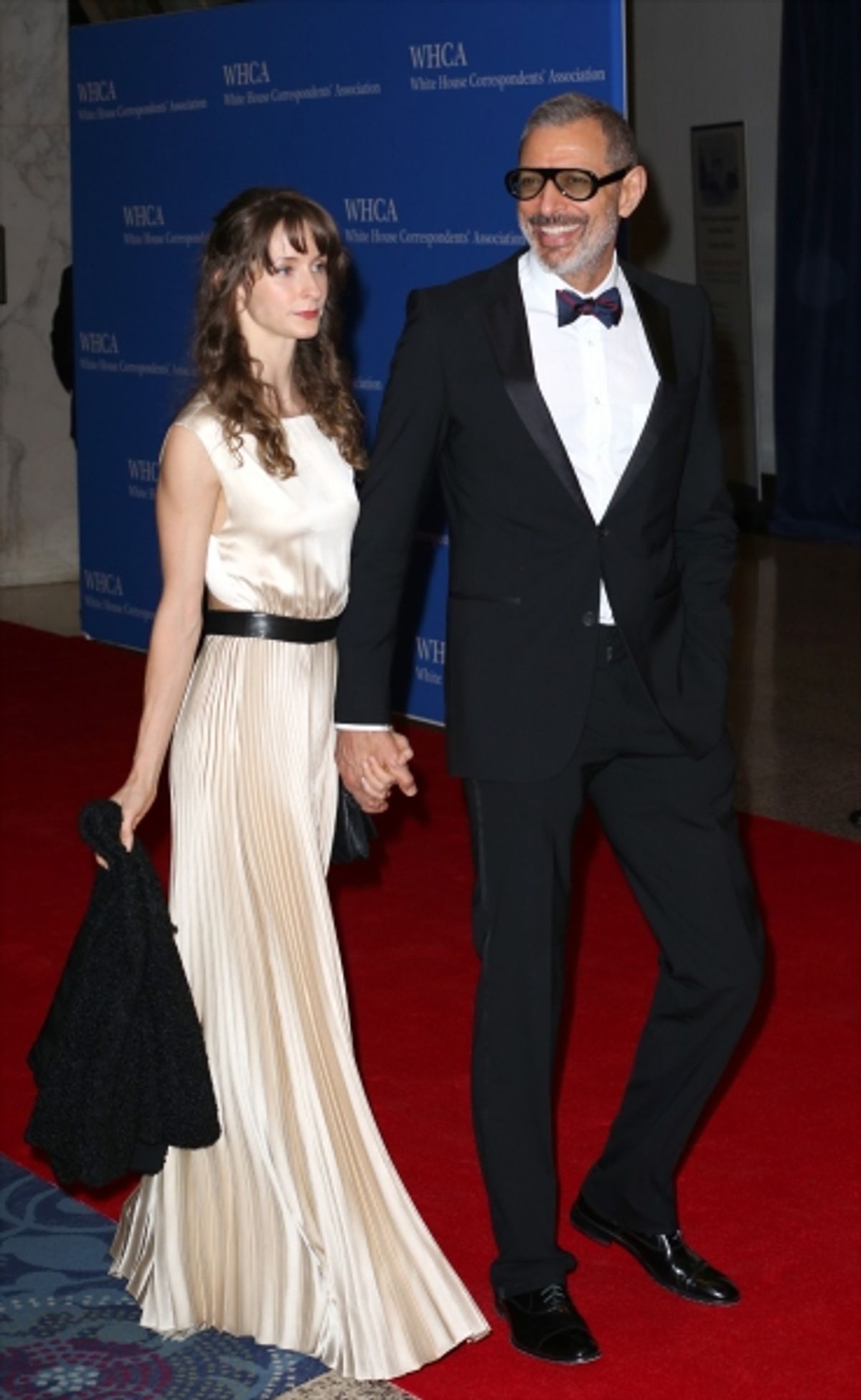 Emilie Livingston and Jeff Goldblum at 