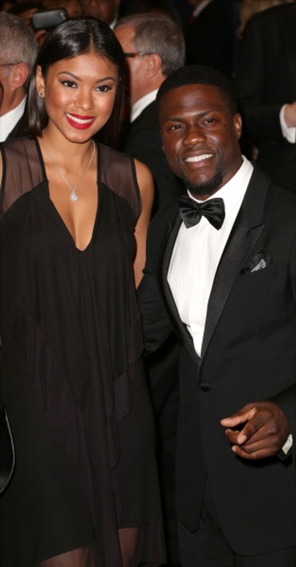 Eniko Parrish and Kevin Hart  Photo