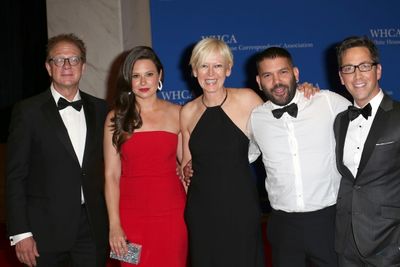 Jeff Perry, Katie Lowes, Joanna Coles, Guillermo Diaz and Dan Bucatinsky Photo