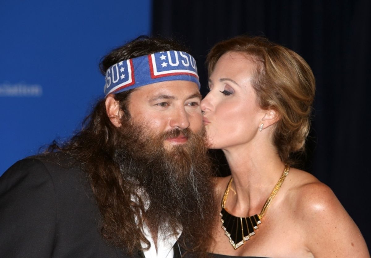 Willie Robertson and Korie Robertson at 