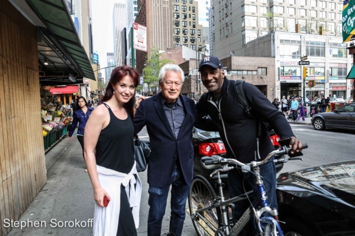 Sierra Boggess, Stephen Sorokoff, Norm Lewis at 
