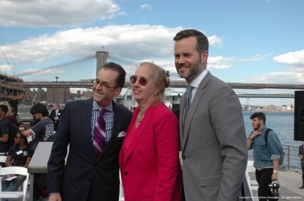 Photo Flash: Nick Lachey, Drew Lachey and More Attend Re-Dedication of Pier 15 at South Street Seaport Image