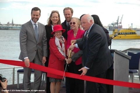 Photo Flash: Nick Lachey, Drew Lachey and More Attend Re-Dedication of Pier 15 at South Street Seaport Image