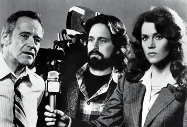 Stars of THE CHINA SYNDROME Jack Lemmon, Michael Douglas, and Jane Fonda. Photo Court Photo