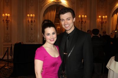 Bryce Pinkham and Lauren Worsham Photo