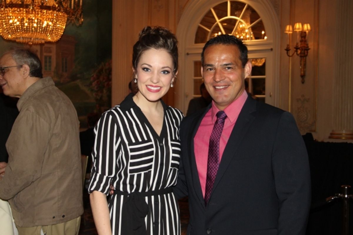 Laura Osnes and Ruben Flores at 