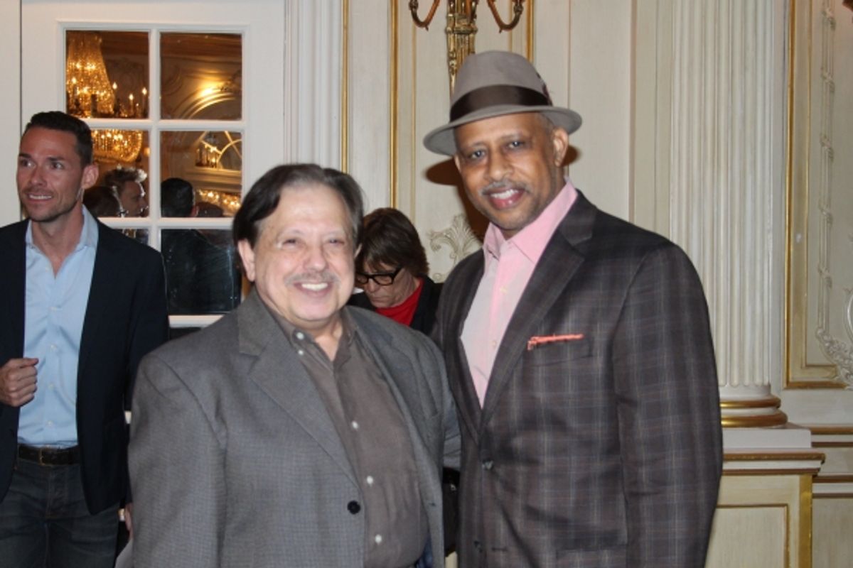 Ellis Nassour and Ruben Santiago Hudson at 