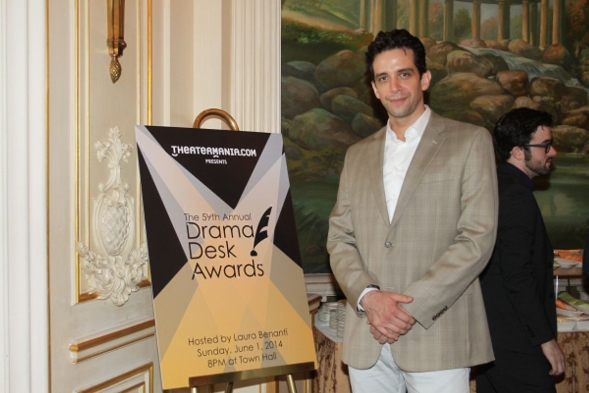 Nick Cordero (Welcome to the 2014 Drama Desk Nominee's Reception) at 