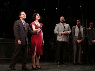 Rob McClure, Jennifer Bowles, Chris Sullivan, Ben Crawford and Sam Bolen  Photo