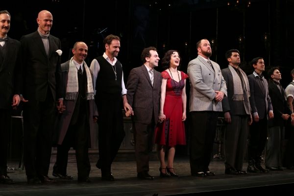 Ken Krugman, Zachary James, Stephen DeRodsa, Malcolm Gets, Rob McClure, Jennifer Bowl Photo