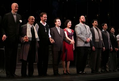 Zachary James, Stephen DeRodsa, Malcolm Gets, Rob McClure, Jennifer Bowles, Chris Sul Photo