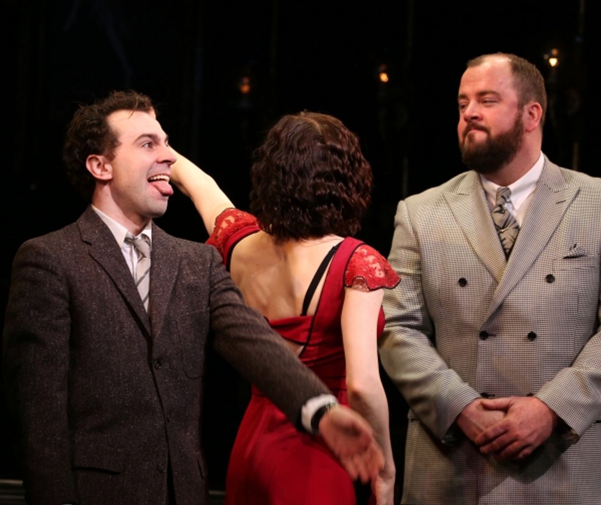 Rob McClure, Jennifer Bowles and Chris Sullivan  at 