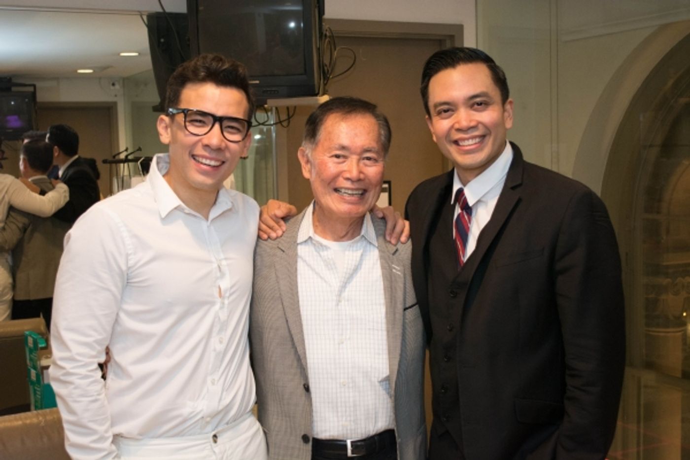 Photo Flash: George Takei Visits Public Theater's HERE LIES LOVE Photo Flash: George Takei Visits Public Theater's HERE LIES LOVE Image
