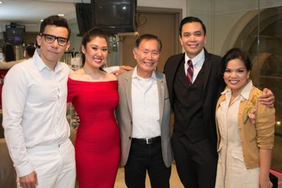 Conrad Ricamora, Ruthie Ann Miles, George Takei, Jose Llana, Melody Butiu Photo