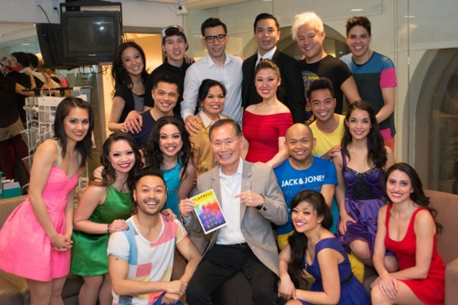 Photo Flash: George Takei Visits Public Theater's HERE LIES LOVE Image
