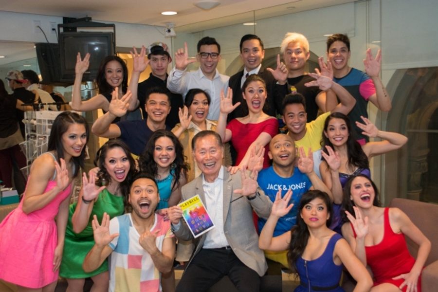 Photo Flash: George Takei Visits Public Theater's HERE LIES LOVE Image