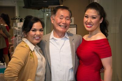 Melody Butiu, George Takei, Ruthie Ann Miles  Photo