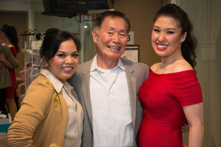 Photo Flash: George Takei Visits Public Theater's HERE LIES LOVE Image