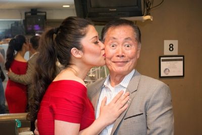 Ruthie Ann Miles, George Takei Photo