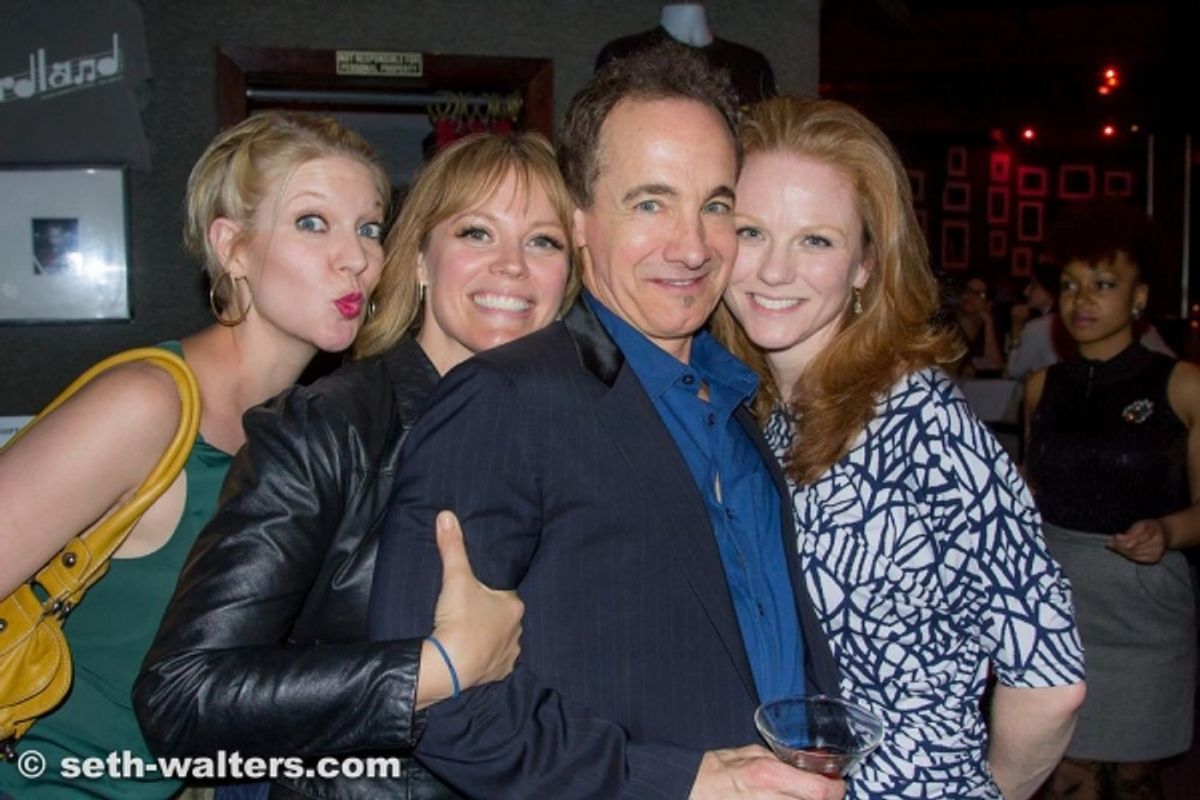 Jen Malenke, Elizabeth Stanley, Jason Graae, and Jennifer Wills Schicchi at 