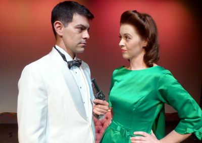 Midge (Heather Barnett) and Edward (David Tracq) find themselves with a serious probl Photo