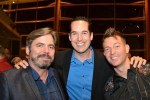 Rick Fox, Parker Esse and Levi Kreis  Photo