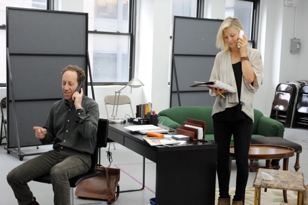 Photo Flash: In Rehearsal with CHAPTER TWO's Joey Slotnick, Anastasia Griffith and More at Bucks County Playhouse  Image