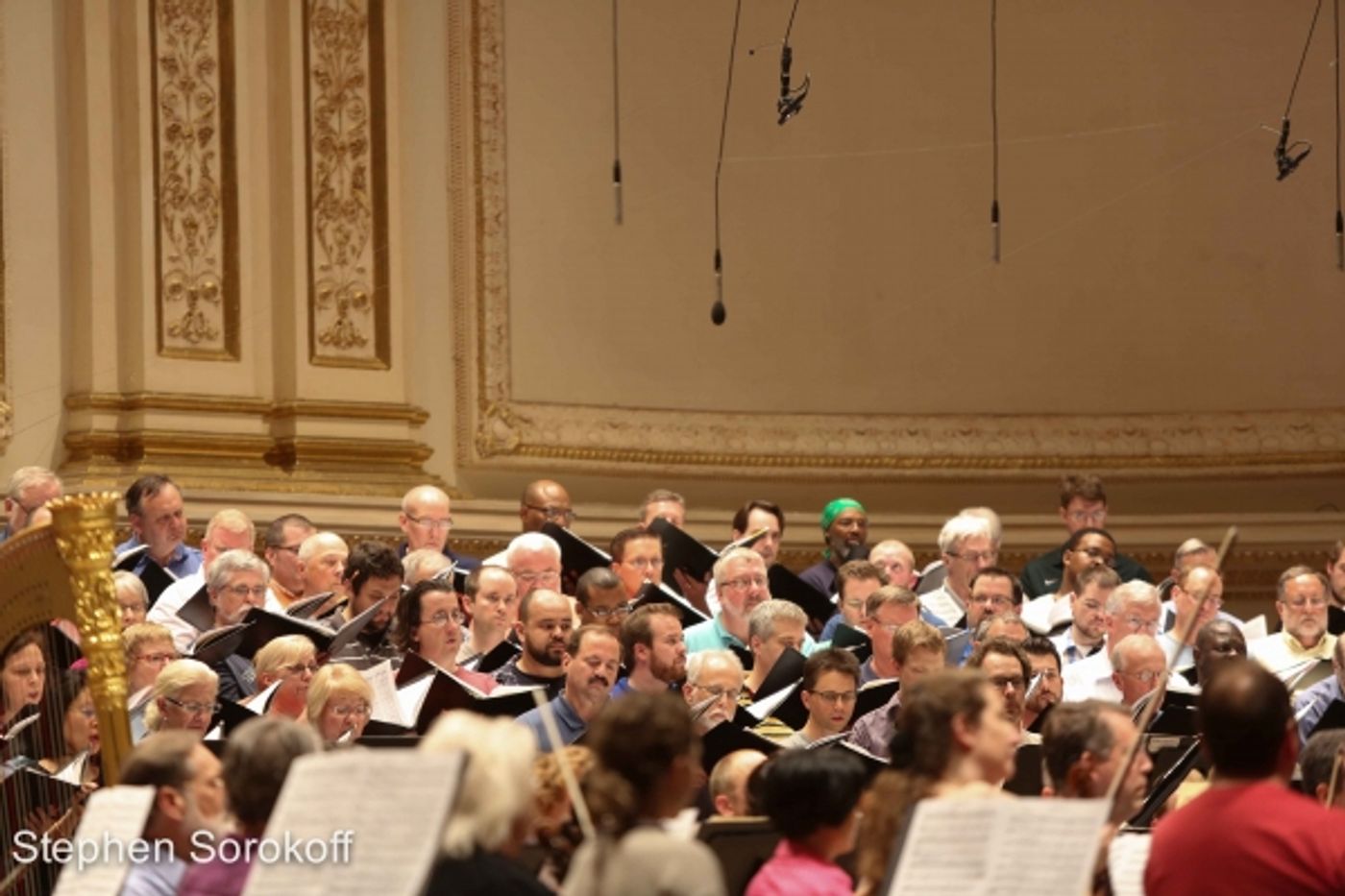 Photo Coverage: Cincinnati Symphony Orchestra and May Festival Chorus Rehearsal at Carnegie Hall Photo Coverage: Cincinnati Symphony Orchestra and May Festival Chorus Rehearsal at Carnegie Hall Image