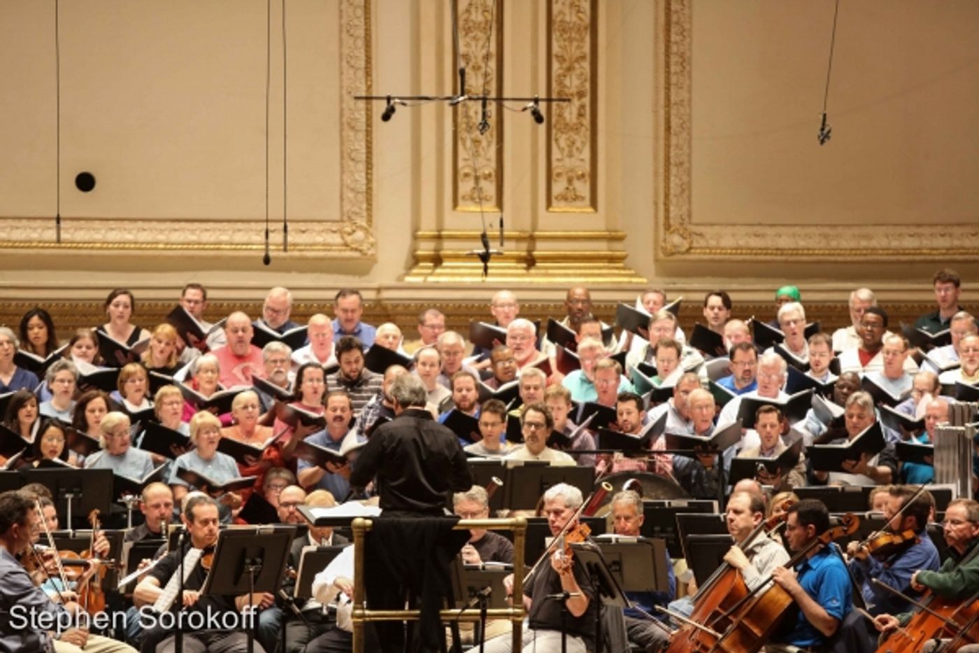 Photo Coverage: Cincinnati Symphony Orchestra and May Festival Chorus Rehearsal at Carnegie Hall Photo Coverage: Cincinnati Symphony Orchestra and May Festival Chorus Rehearsal at Carnegie Hall Image