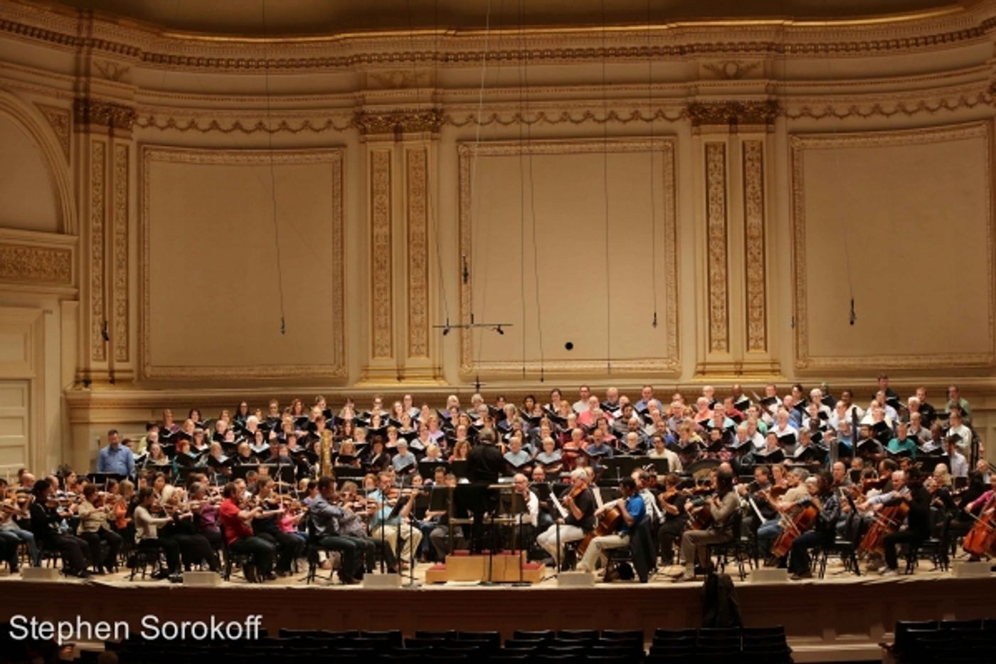 Photo Coverage: Cincinnati Symphony Orchestra and May Festival Chorus Rehearsal at Carnegie Hall Photo Coverage: Cincinnati Symphony Orchestra and May Festival Chorus Rehearsal at Carnegie Hall Image