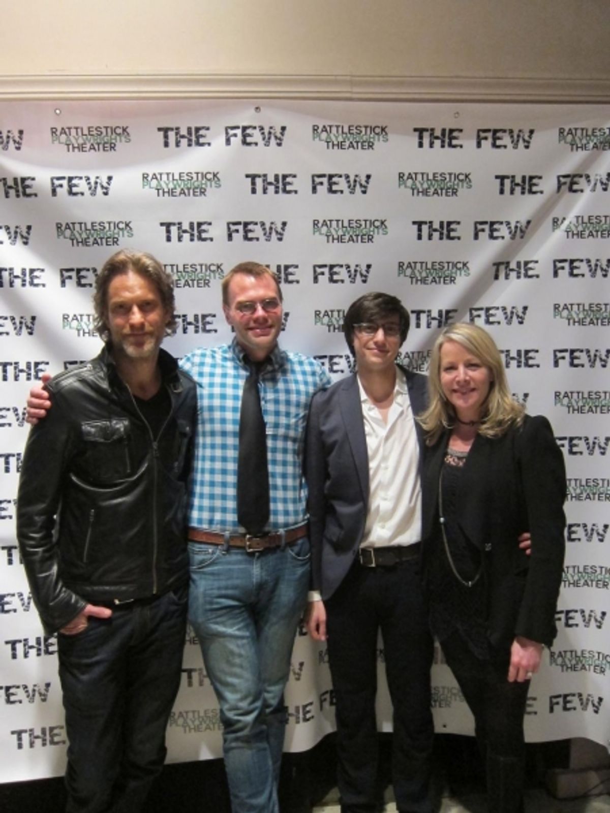 Michael Laurence, Samuel D. Hunter, Gideon Glick, and Tasha Lawrence  at 