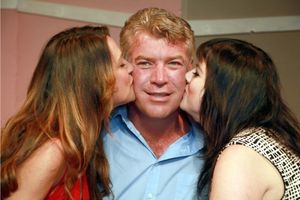 Barbara (Cindy Swanepoel), Mary (Ana Van Achterbergh) and John Smith (David Rees) Photo