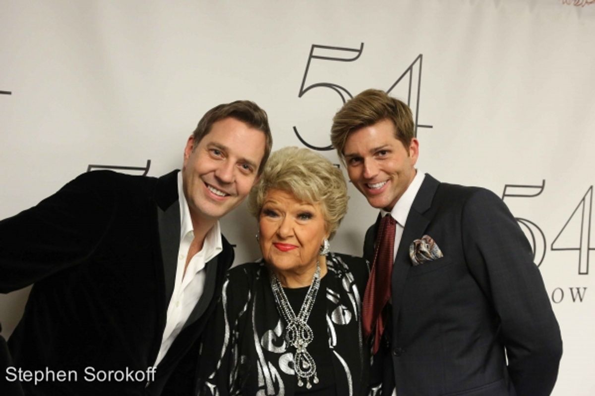 Steven Reineke, Marilyn Maye, Eric Gabbard at 