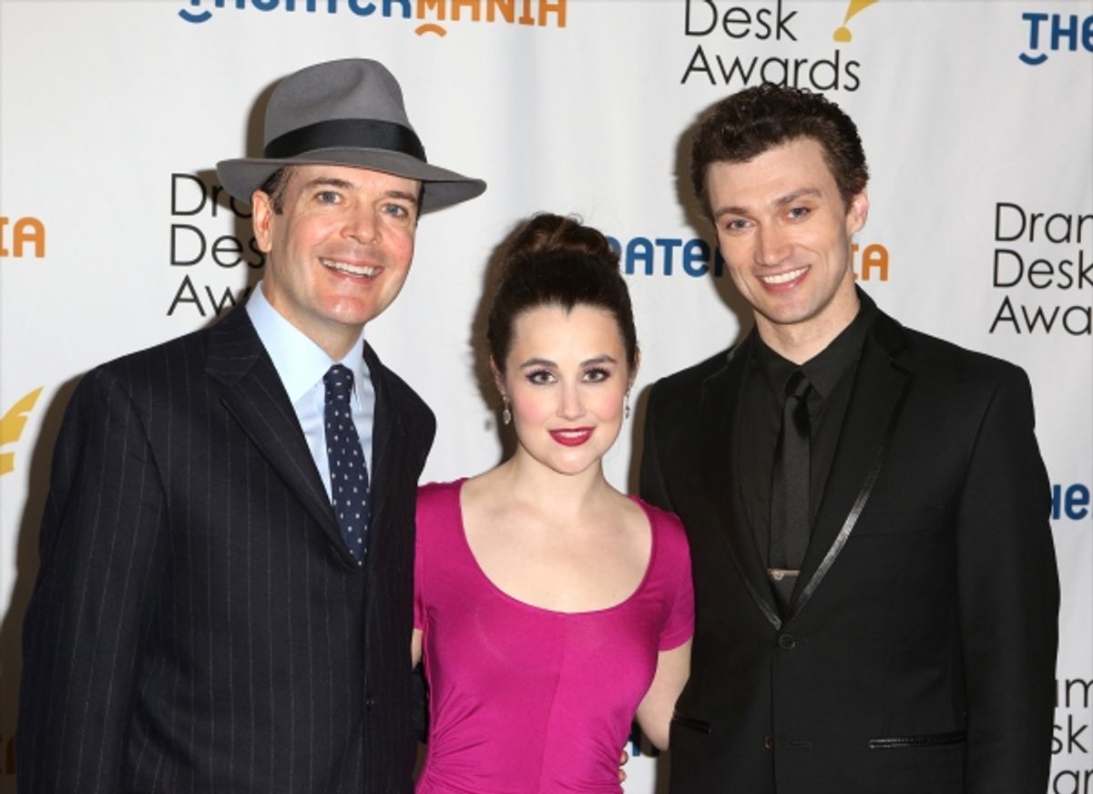 Jefferson Mays, Lauren Worsham and Bryce Pinkham  at 