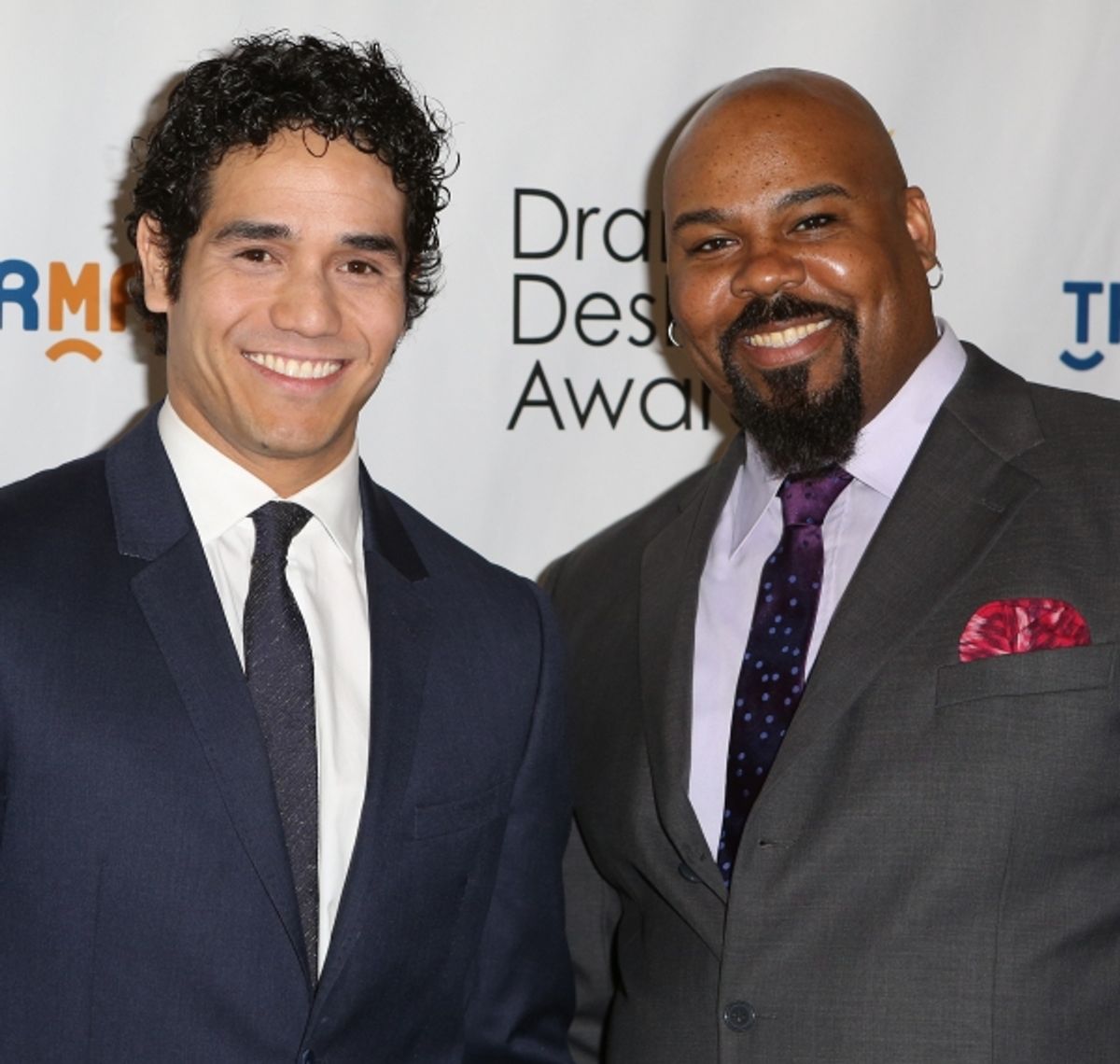 Adam Jacobs and James Monroe Iglehart  at 