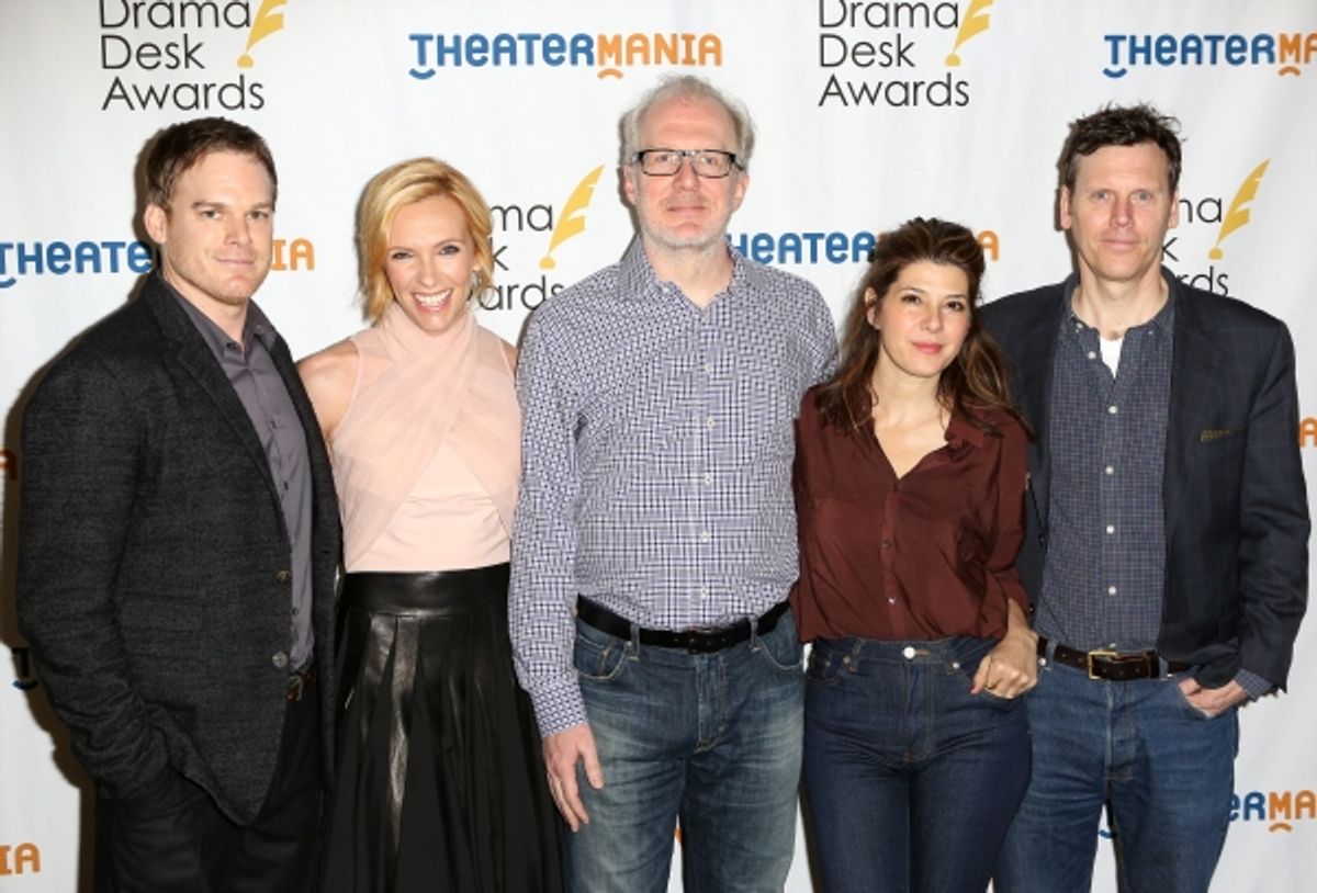 Michael C. Hall, Toni Collette, Tracy Letts, Marisa Tomei and Will Eno at 