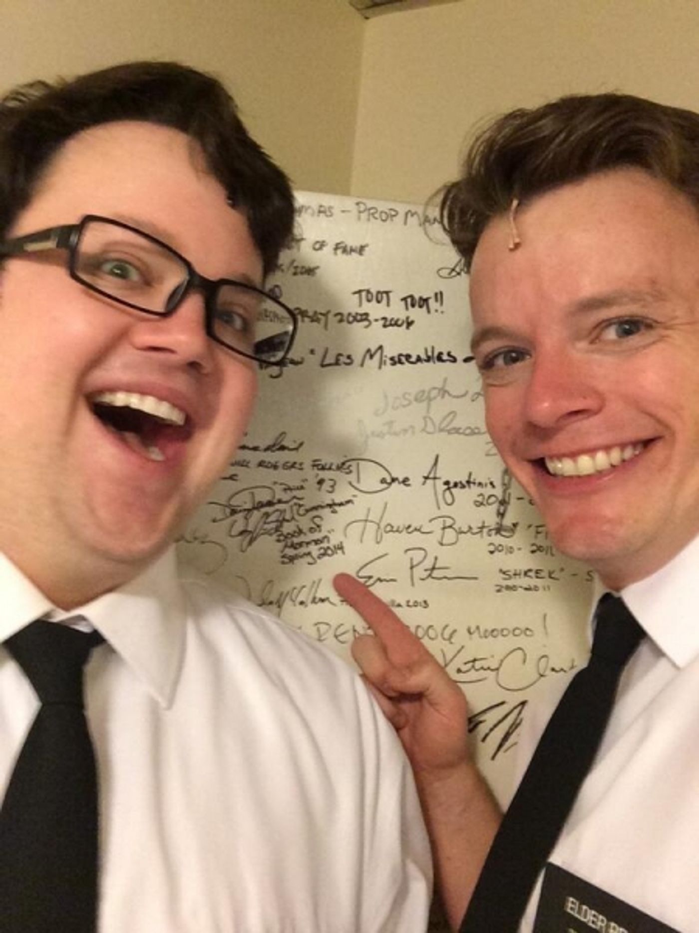 Photo Flash: Saturday Intermission Pics, 5/10, Part 2- MORMON Leaves Mark in LA, Max von Essen SIPs, and More!  Image