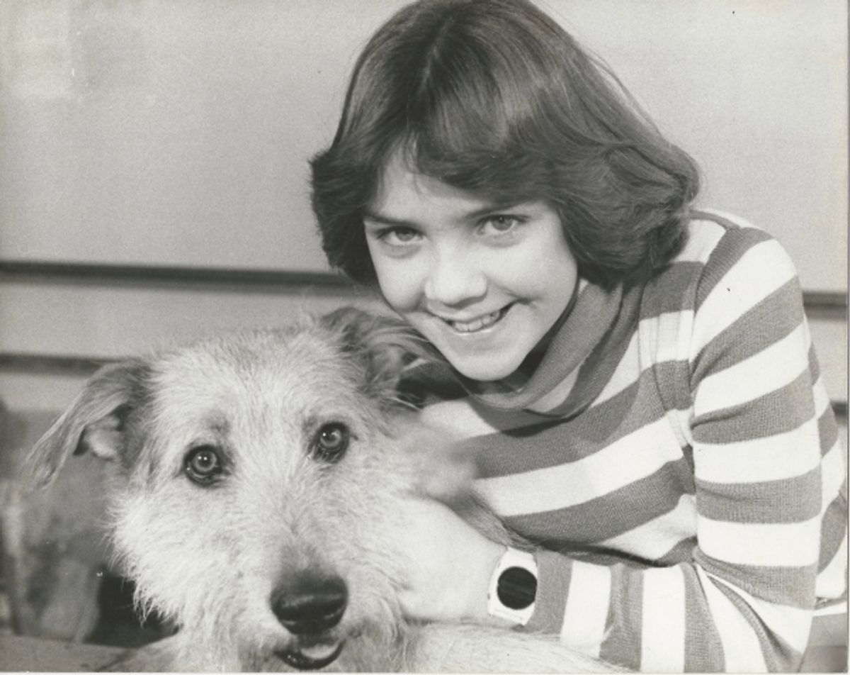 Andrea McArdle and Sandy at 