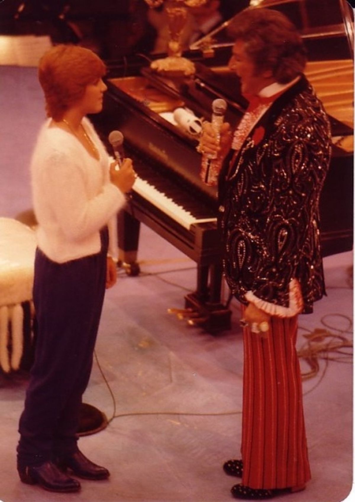 Andrea McArdle and Michael Jackson at 