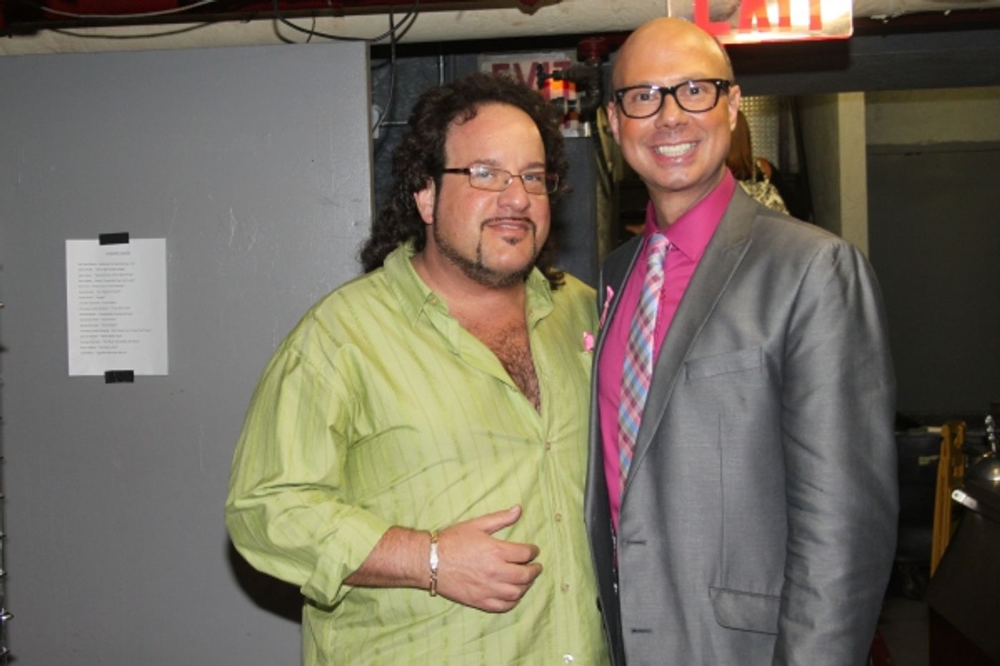 Photo Coverage: Backstage at EVERYTHING'S COMING UP BROADWAYWORLD.COM at Joe's Pub Image