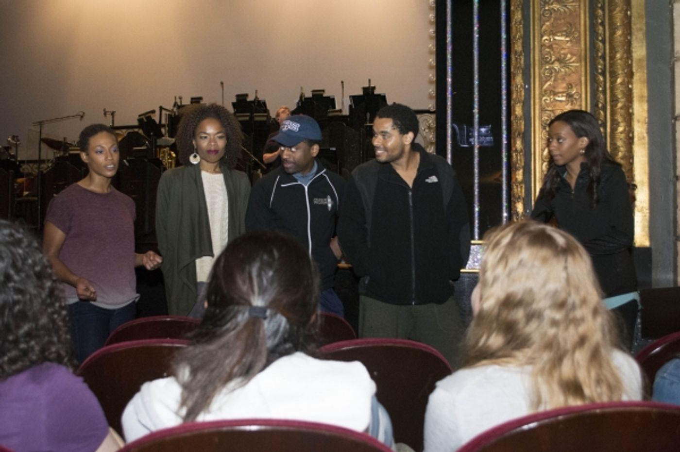 Photo Flash: Rosie's Theater Kids Visit AFTER MIDNIGHT  Image